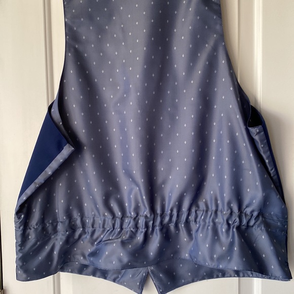 NOWT 3 pieces 48Long with NWT 36W pants, NWT XL vest slim fit blue suit - Picture 10 of 10